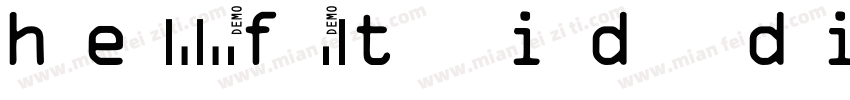hellofont id dianhei eej字体下载字体转换